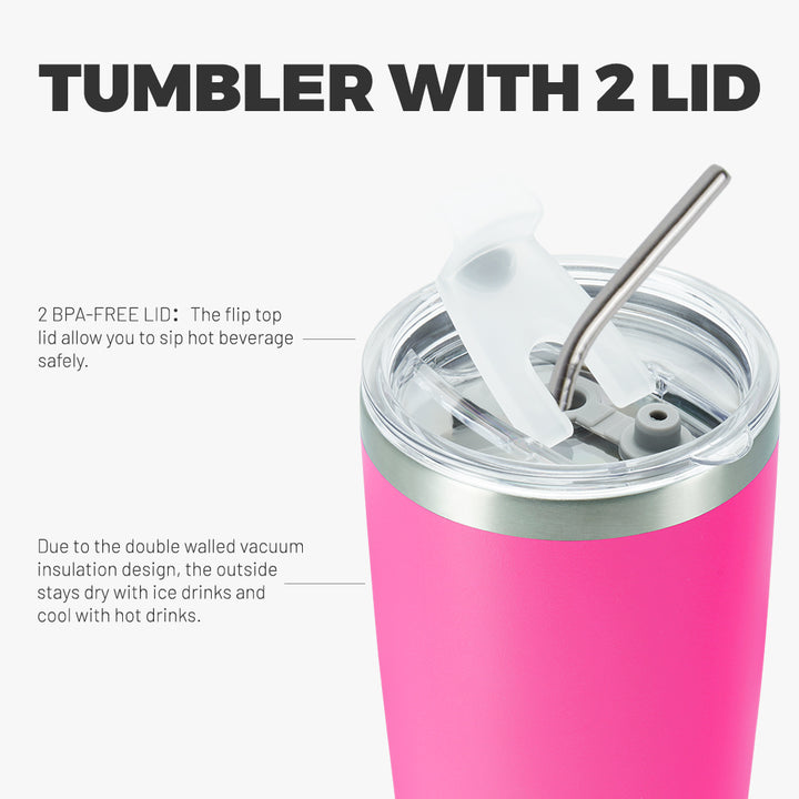 BJPKPK Stainless Steel Tumbler with Lid
