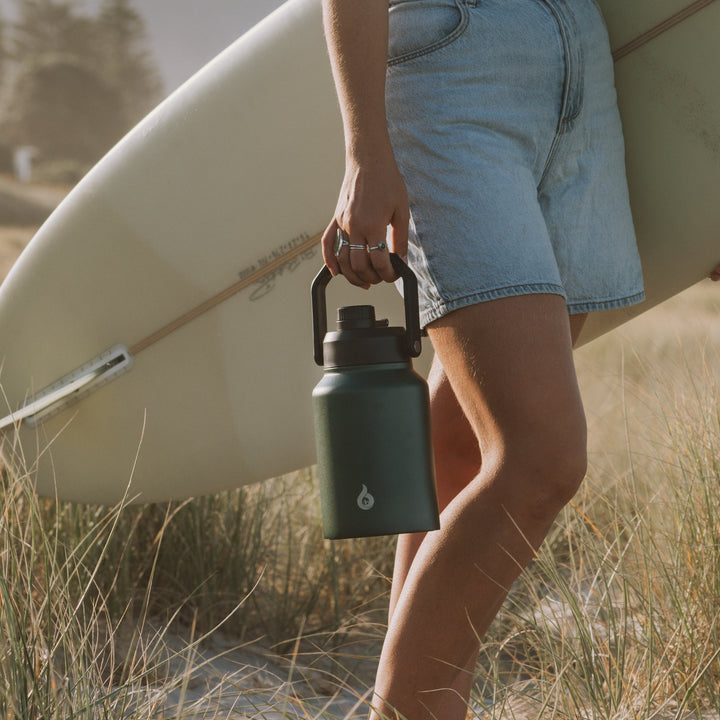 BJPKPK Gallon Water Bottle with Ergonomic Handle