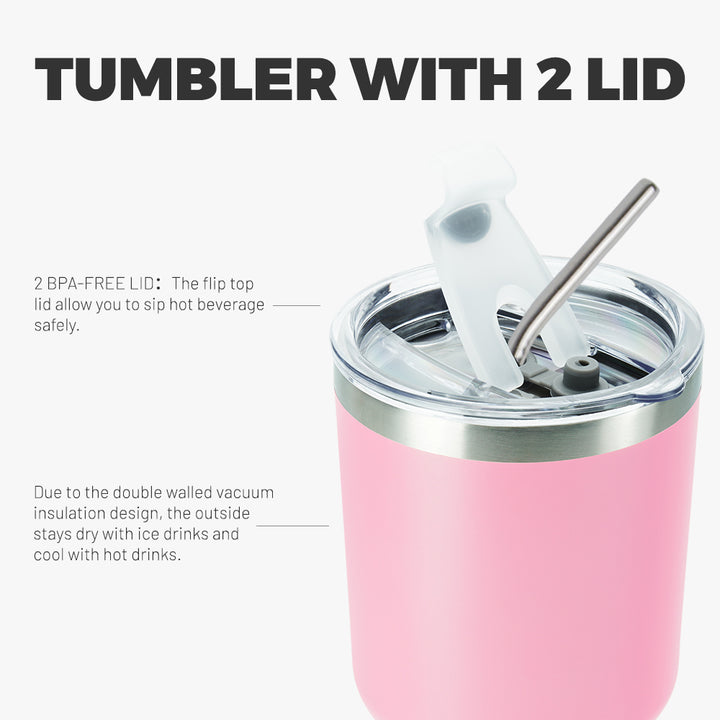 BJPKPK 30oz Tumbler with Lid and Straw