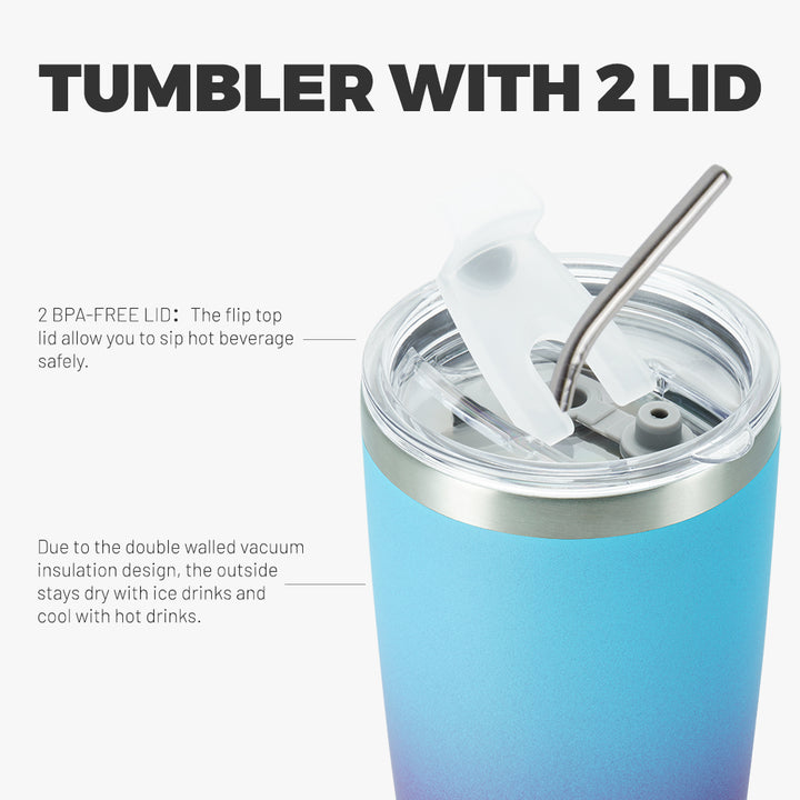 BJPKPK Stainless Steel Tumbler with Lid