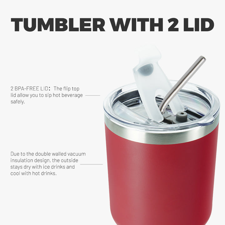 BJPKPK 30oz Tumbler with Lid and Straw