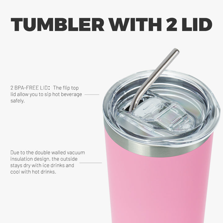 BJPKPK 20 oz Skinny Tumbler With Lid