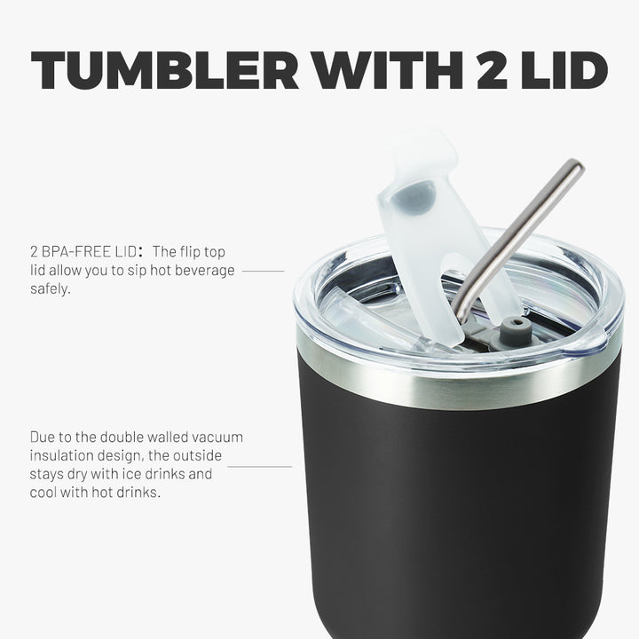 BJPKPK 30oz Tumbler with Lid and Straw