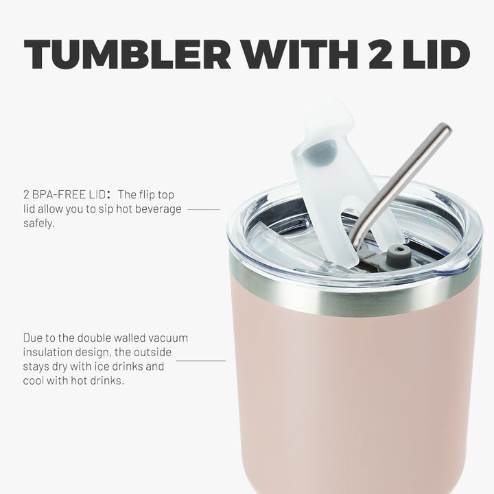 BJPKPK 30oz Tumbler with Lid and Straw