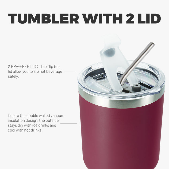 BJPKPK 30oz Tumbler with Lid and Straw