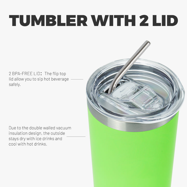 BJPKPK 20 oz Skinny Tumbler With Lid