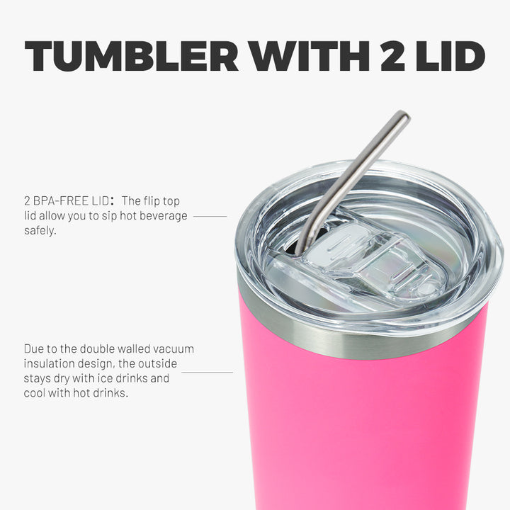 BJPKPK 20 oz Skinny Tumbler With Lid