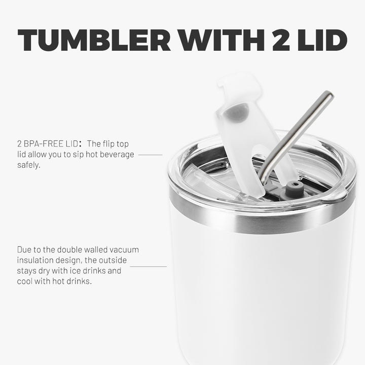BJPKPK 30oz Tumbler with Lid and Straw