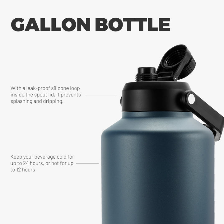 BJPKPK Gallon Water Bottle with Ergonomic Handle