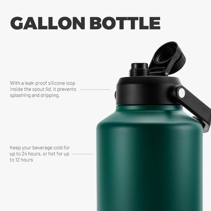 BJPKPK Gallon Water Bottle with Ergonomic Handle