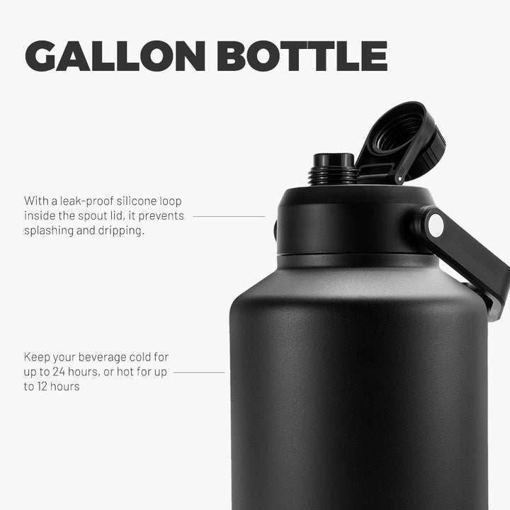 BJPKPK Gallon Water Bottle with Ergonomic Handle