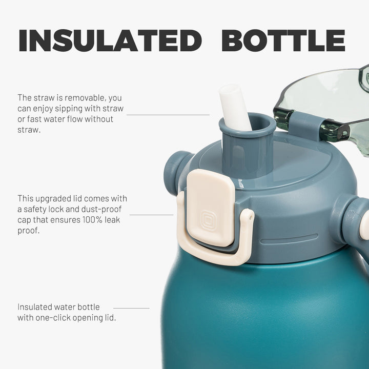 BJPKPK Insulated Water Bottles with Straw