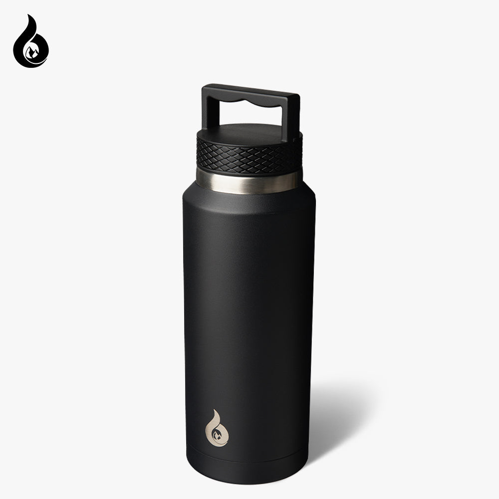 Hot And Cold Insulated Water Bottle With Handle 40 Oz Large