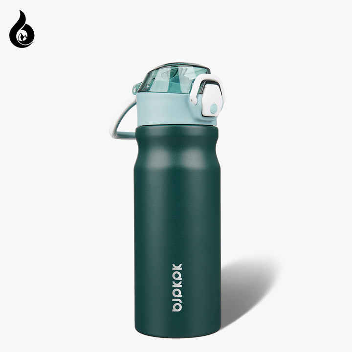 BJPKPK Insulated Water Bottle With Straw Lid