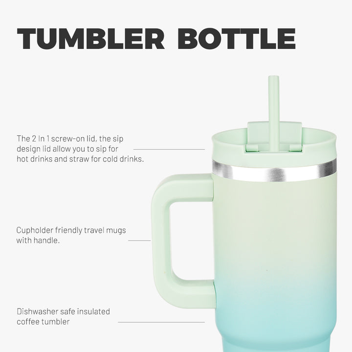 BJPKPK Insulated Tumblers With Handle And Straw
