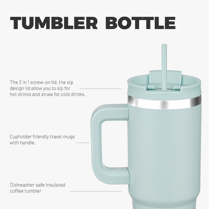 BJPKPK Insulated Tumblers With Handle And Straw