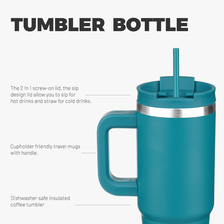 BJPKPK Insulated Tumblers With Handle And Straw