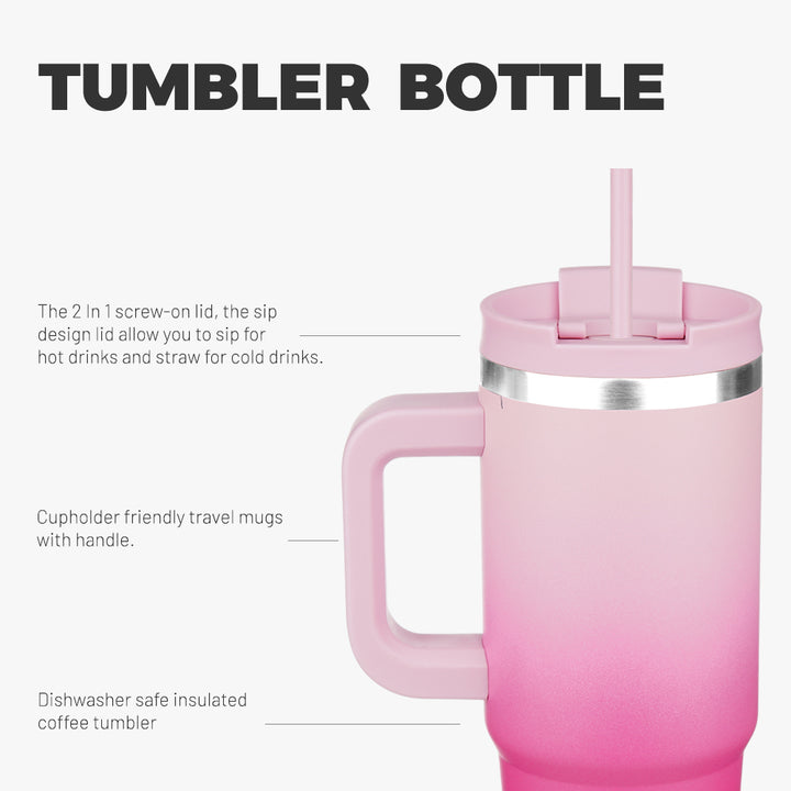 BJPKPK Insulated Tumblers With Handle And Straw
