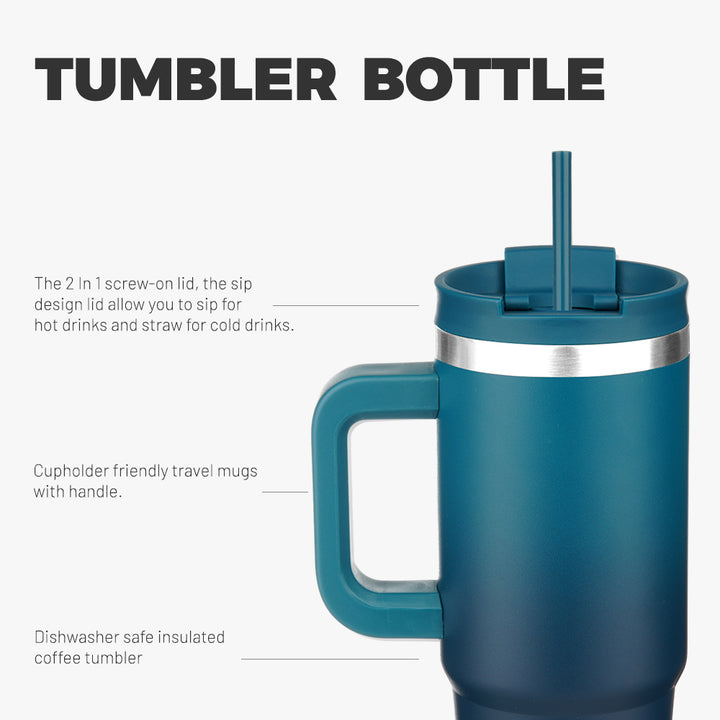 BJPKPK Insulated Tumblers With Handle And Straw