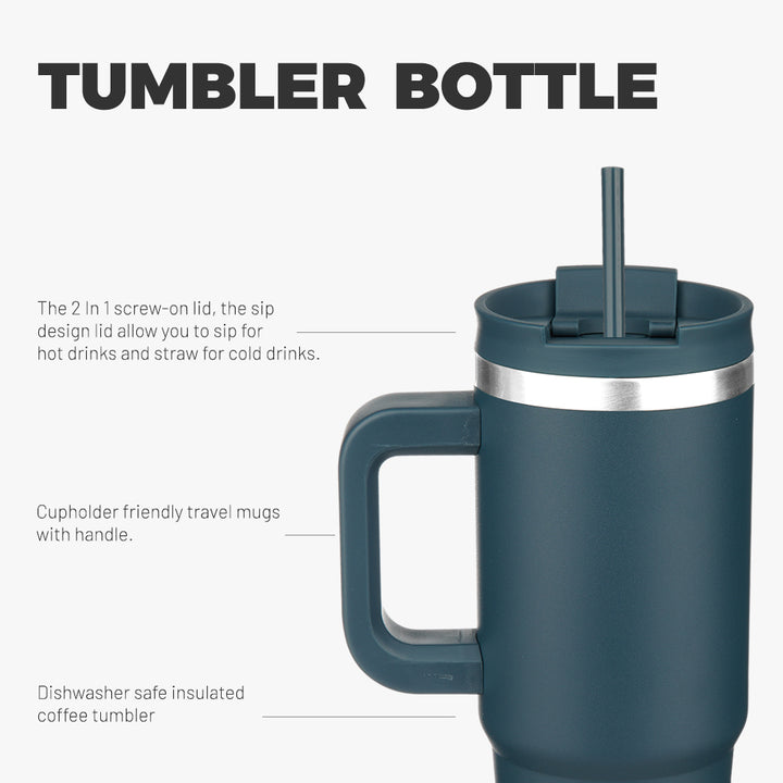 BJPKPK Insulated Tumblers With Handle And Straw