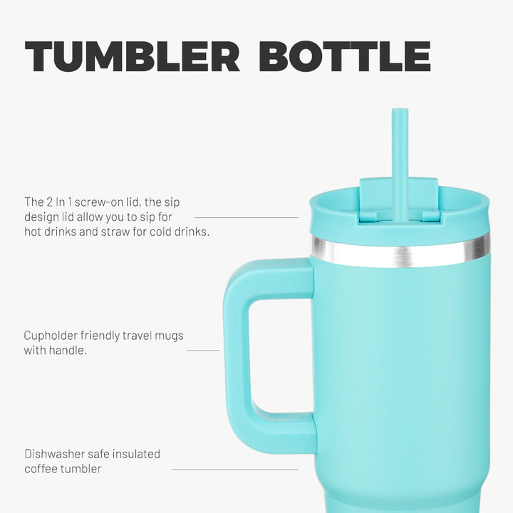 BJPKPK Insulated Tumblers With Handle And Straw