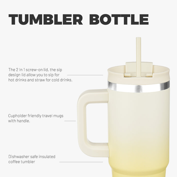 BJPKPK Insulated Tumblers With Handle And Straw