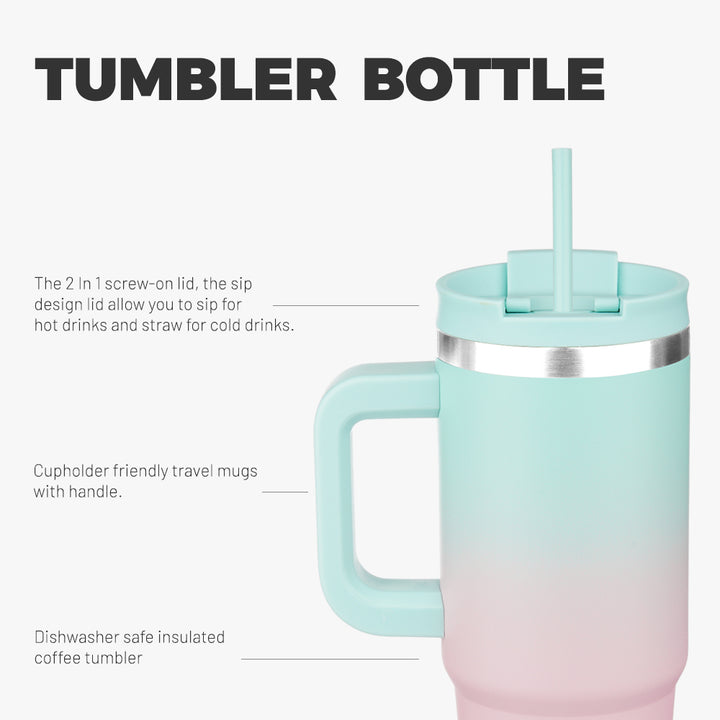 BJPKPK Insulated Tumblers With Handle And Straw