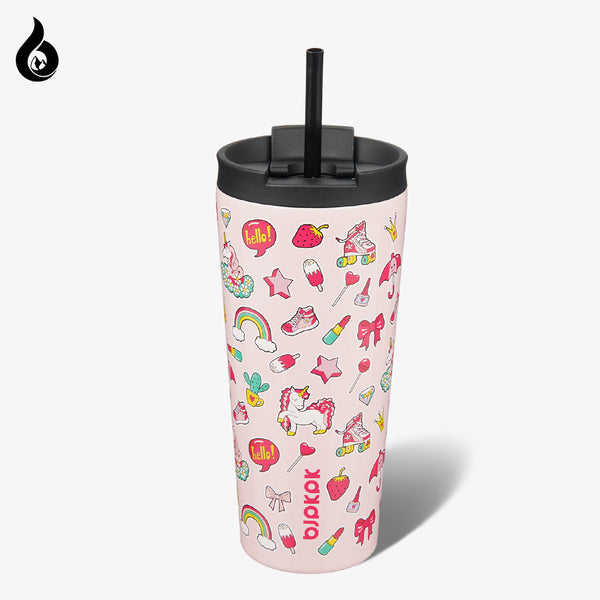 BJPKPK Insulated Tumbler With lid And Straw